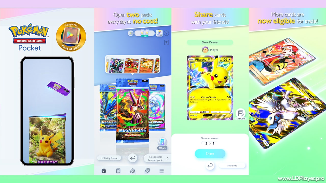 pokémon tcg pocket - card game screenshots