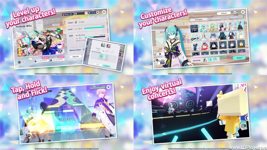 hatsune miku colorful stage screenshots