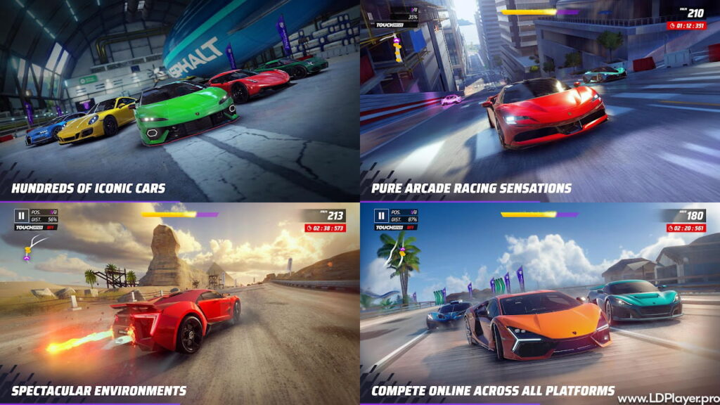 asphalt legends racing game screenshots
