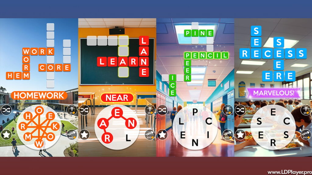 wordscapes screenshots