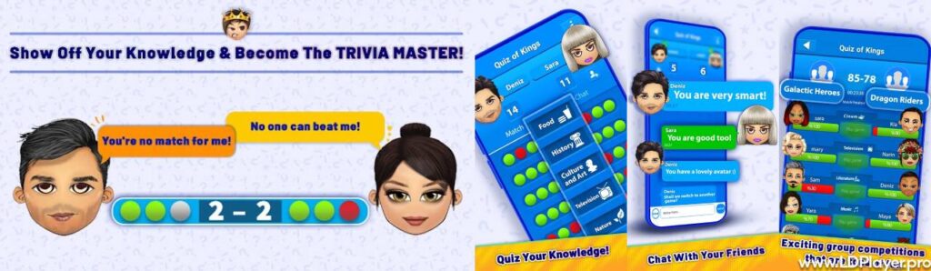 quiz of kings trivia games screenshots